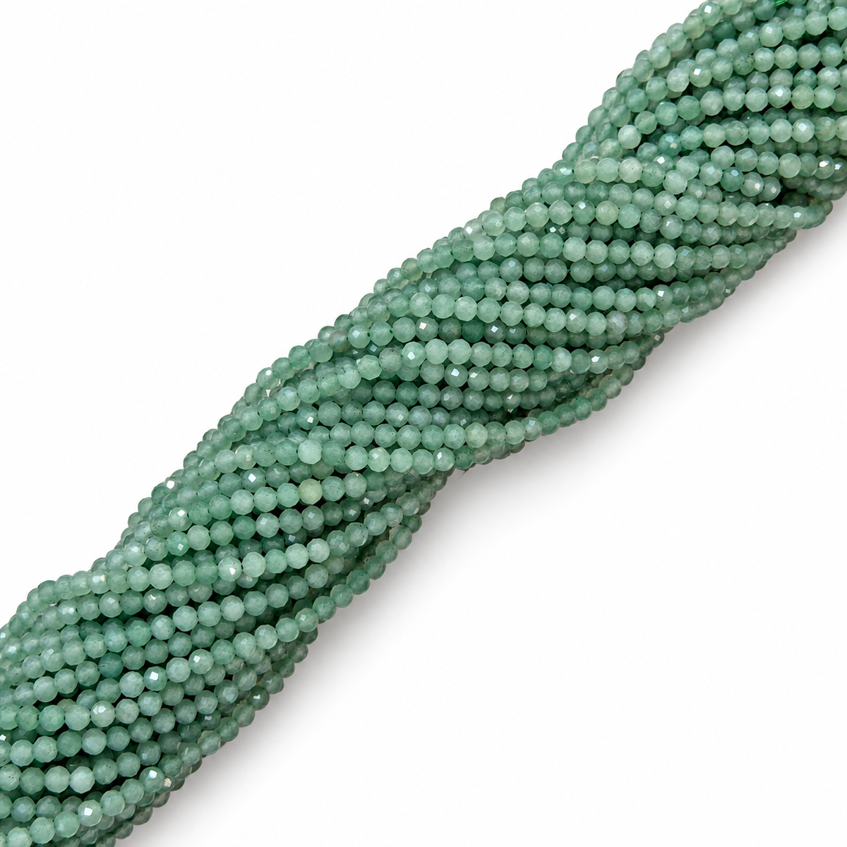 Aventurin Perlen – Grün, Facettiert, Grade A (4mm)