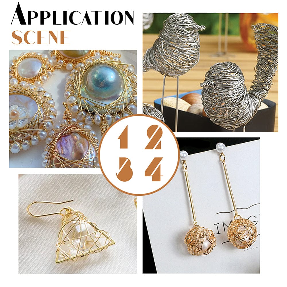 6 i én Wire Looping Tang Med Tårnsæt - Uniq Perler - 113538