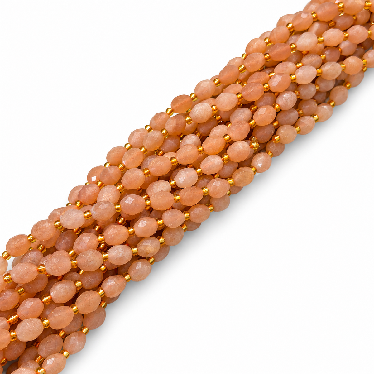 Solstein Perler – Facetterte Rice (6x8mm)