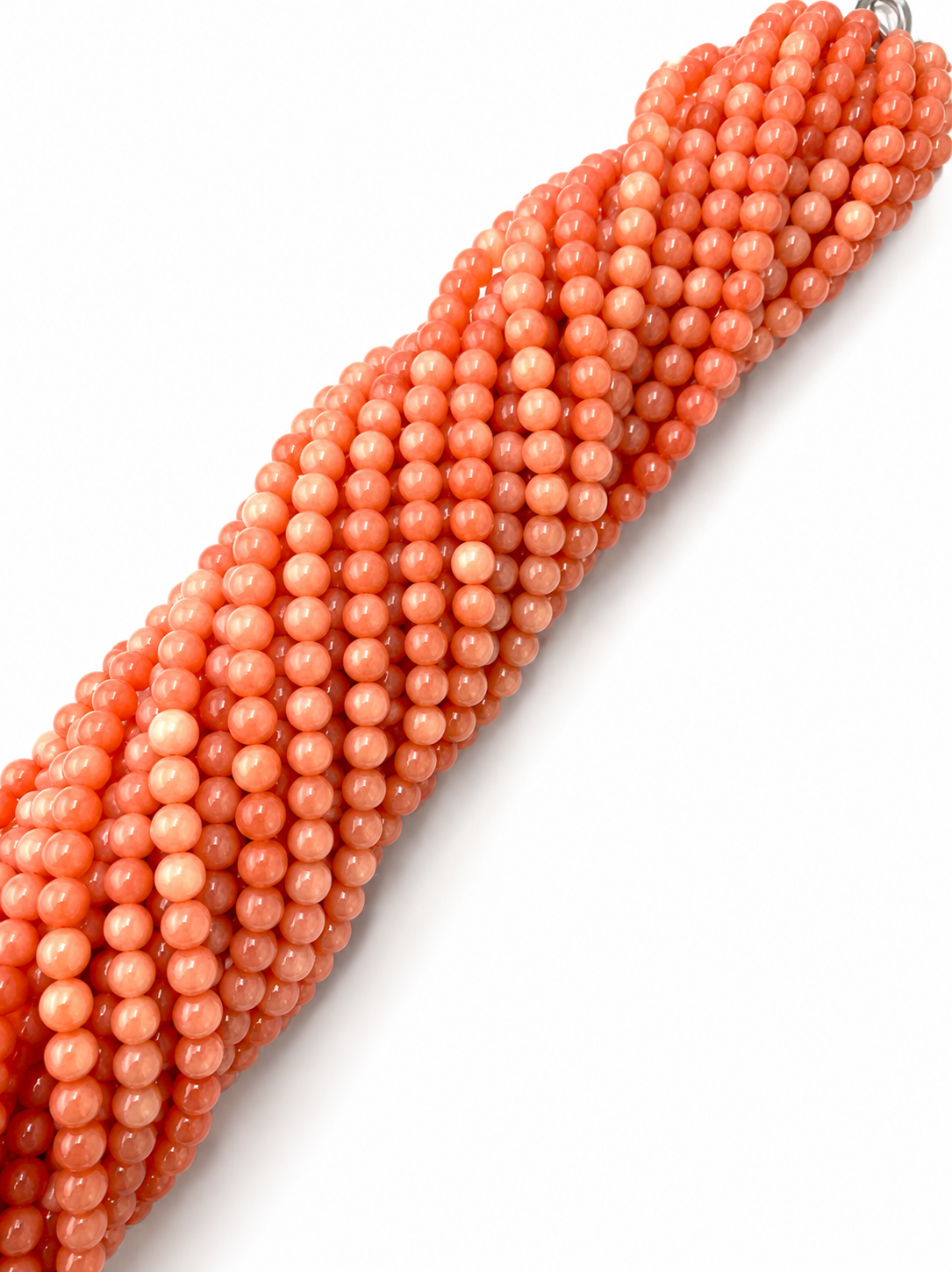 Jade Perler – Orange Runde (8mm)