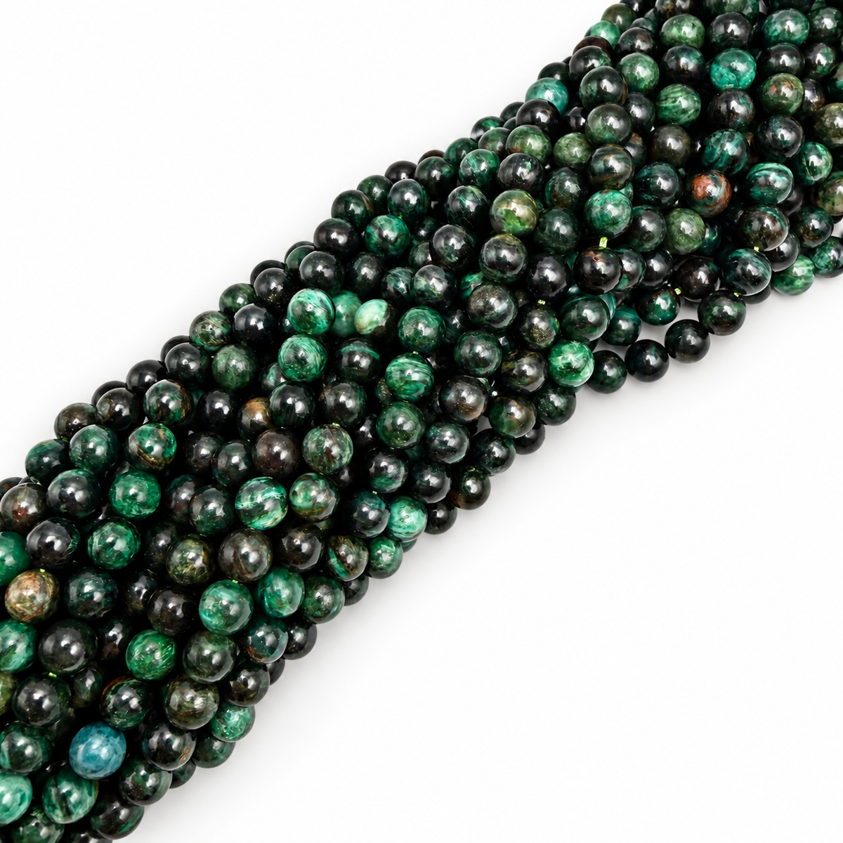 Emerald Beads, Round (6mm)