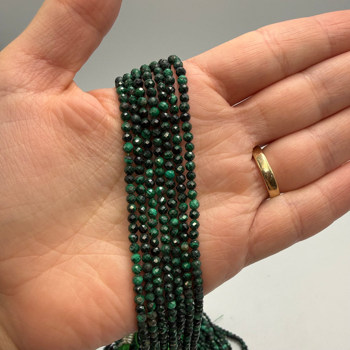 Malachit – Grün, Facettiert (3mm)