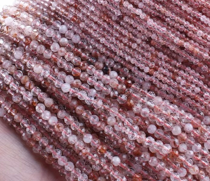 Super Seven kvarts Perler – Rund Grade A (3mm)