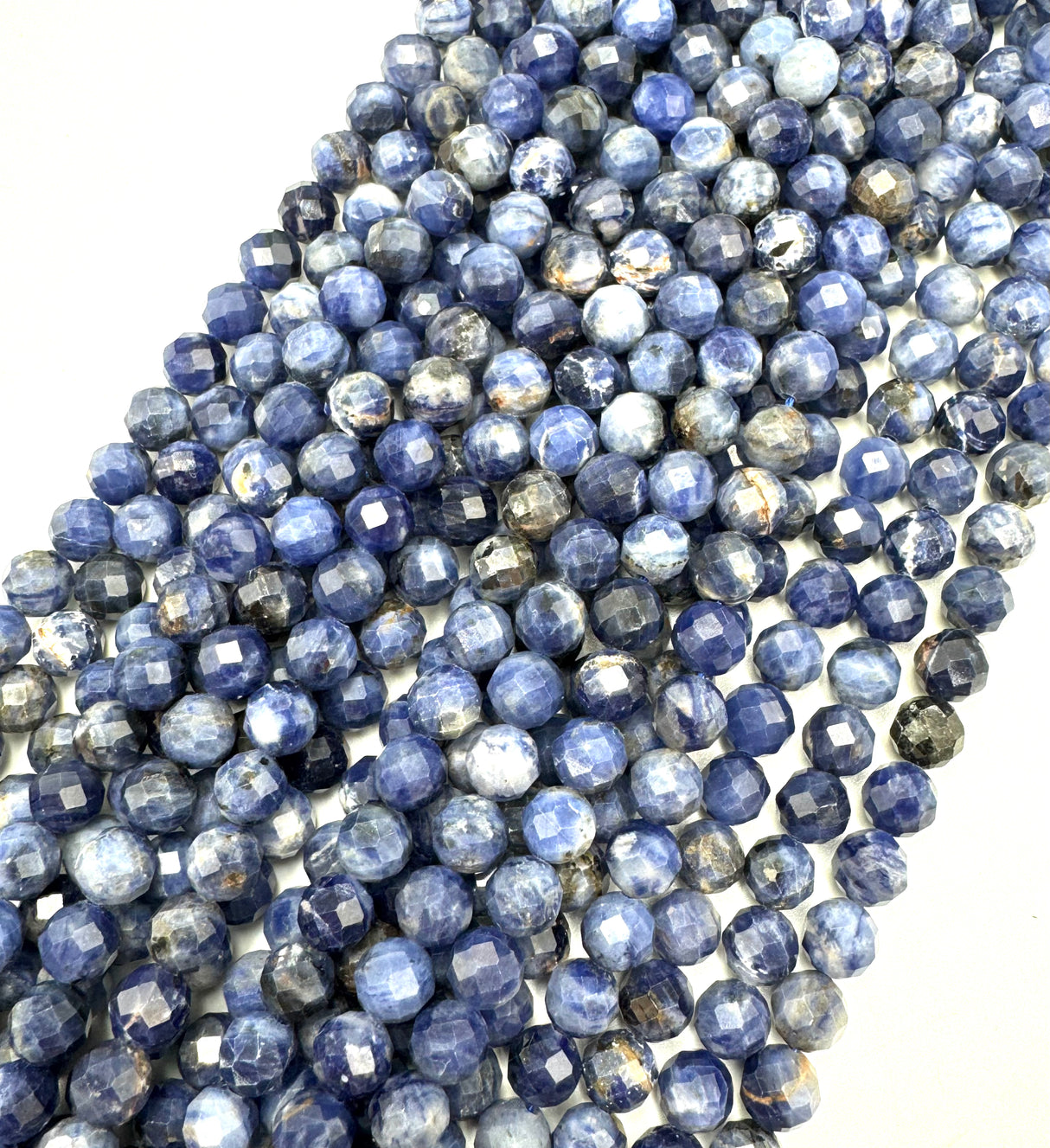 Sodalite Beads – Faceted Round (8mm)