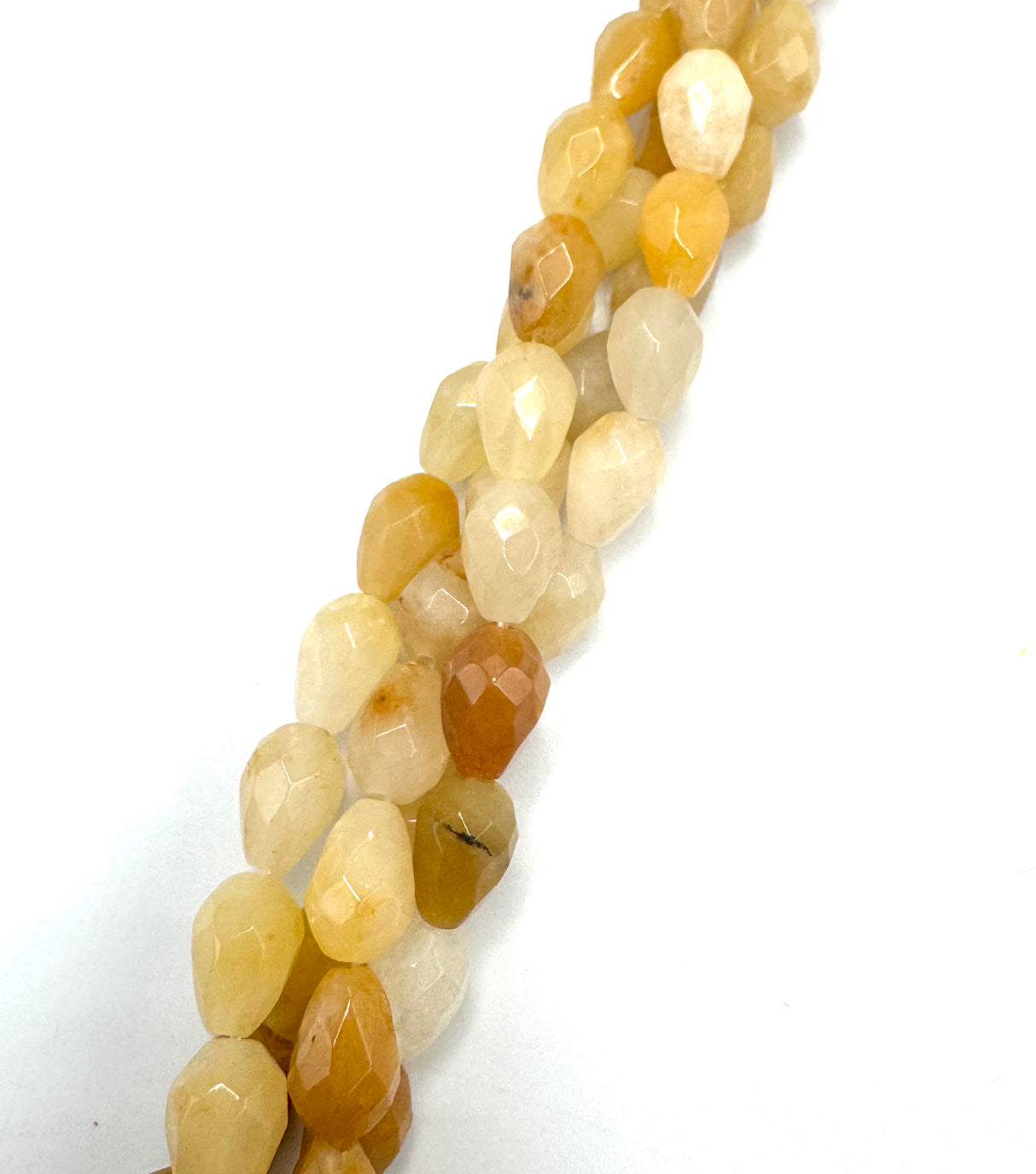 Topas-Tropfen, facettiert, (10x7mm)