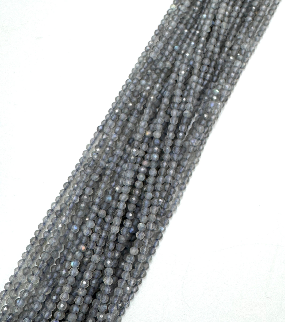 Labradorit Perlen – Rund Grade A (3mm)