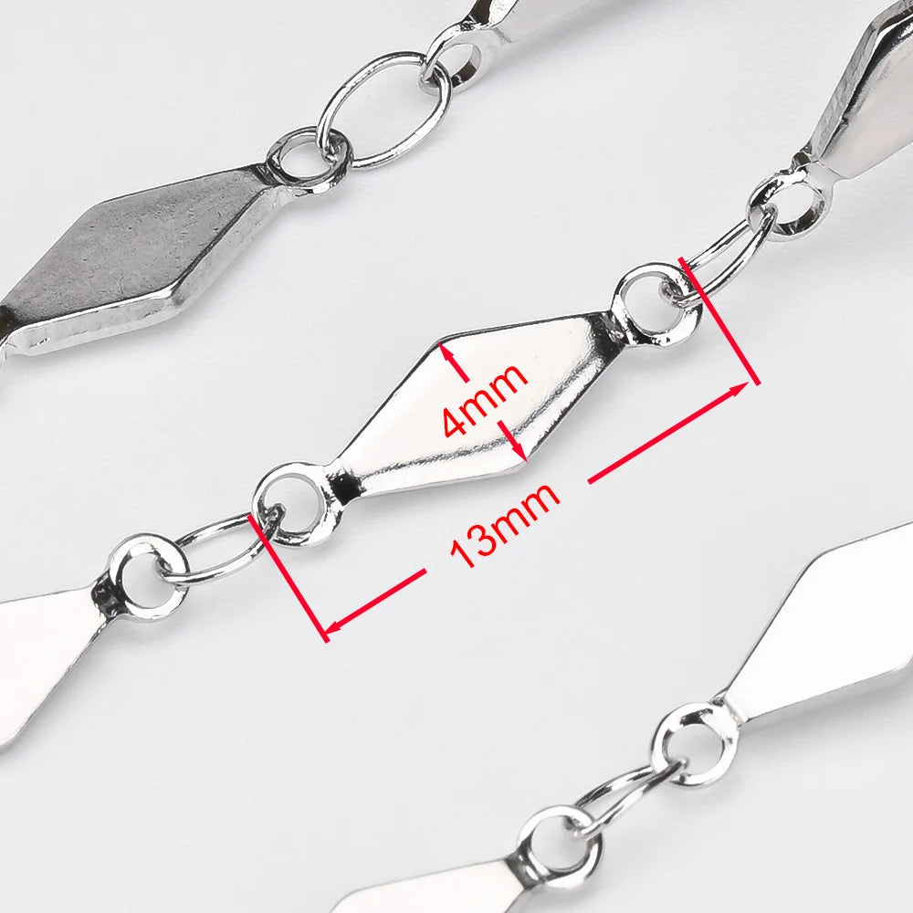 <tc>Vannfast</tc> "Star Link"-kjede, gullbelagt stål, 2,1 mm, 1 m