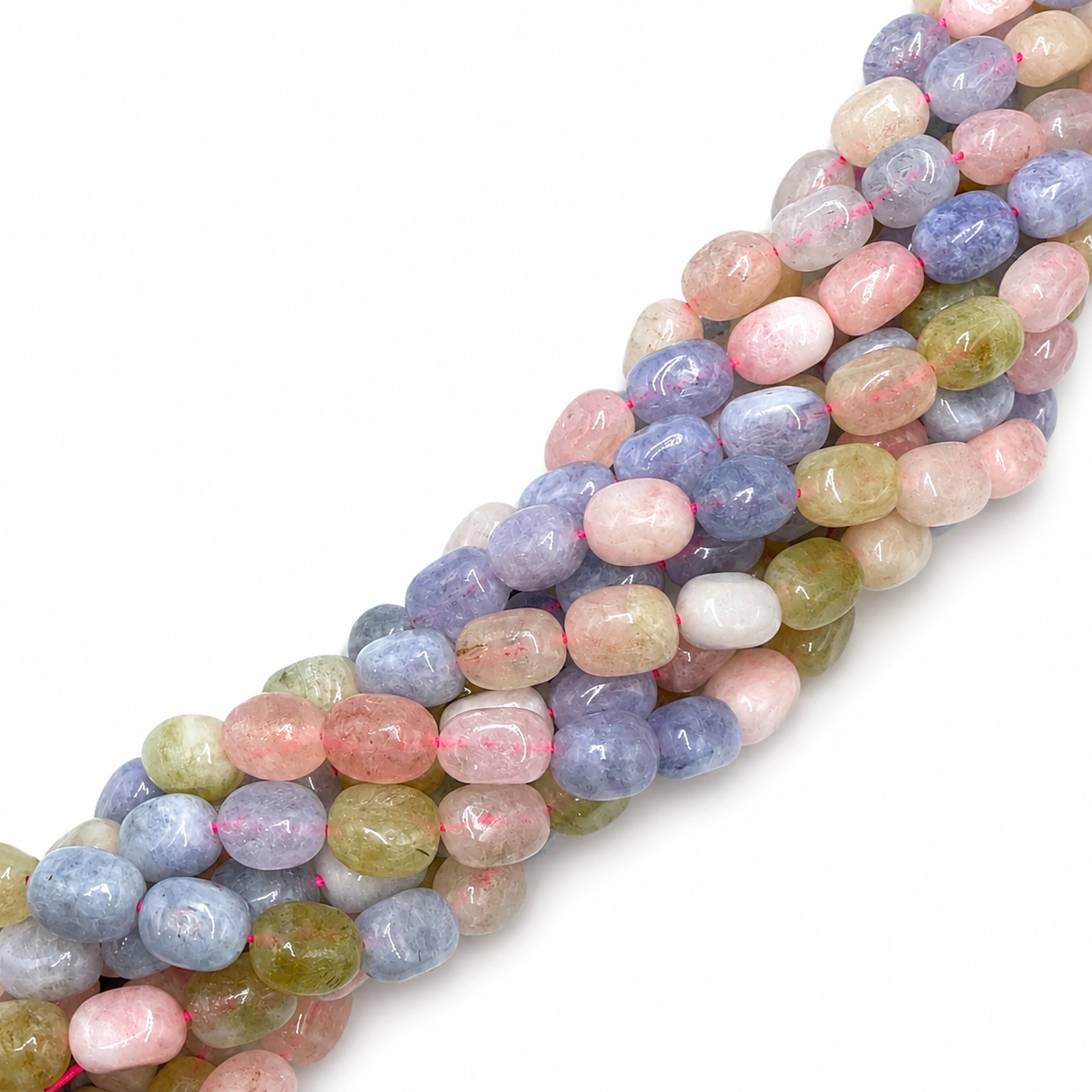 Malaysia Jade Pärlor – Ovalformad (11,5x8mm)