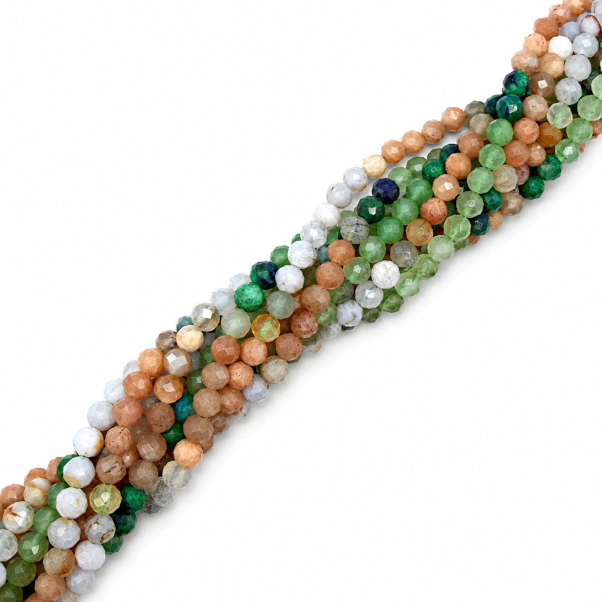 Natural Stone Mix – Faceted (4mm)