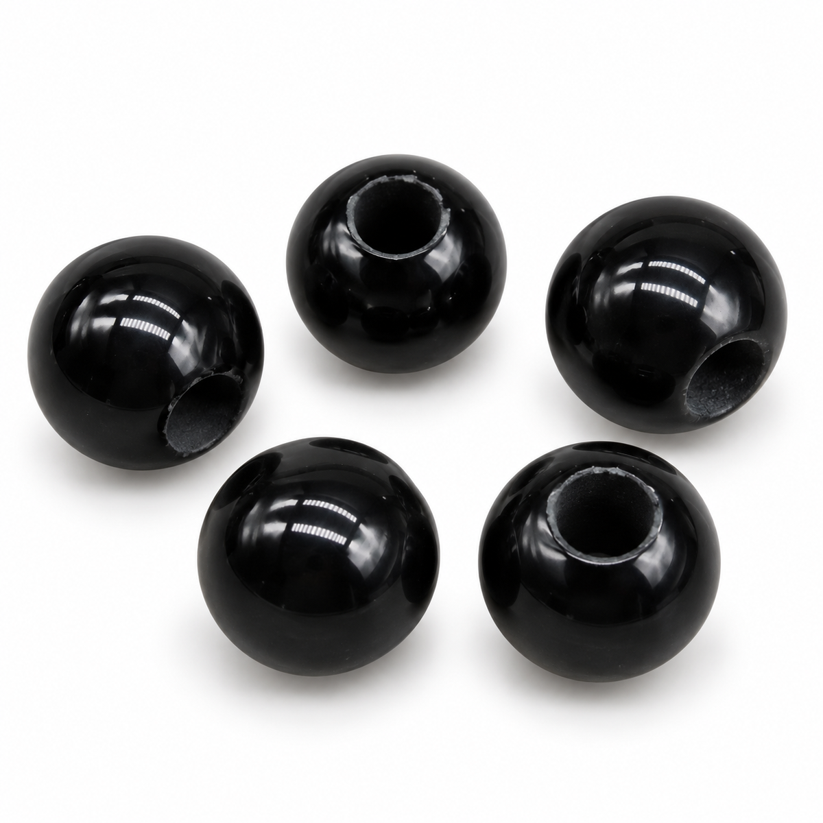 Blackstone Perler med Stort Hul (12-12,5mm)