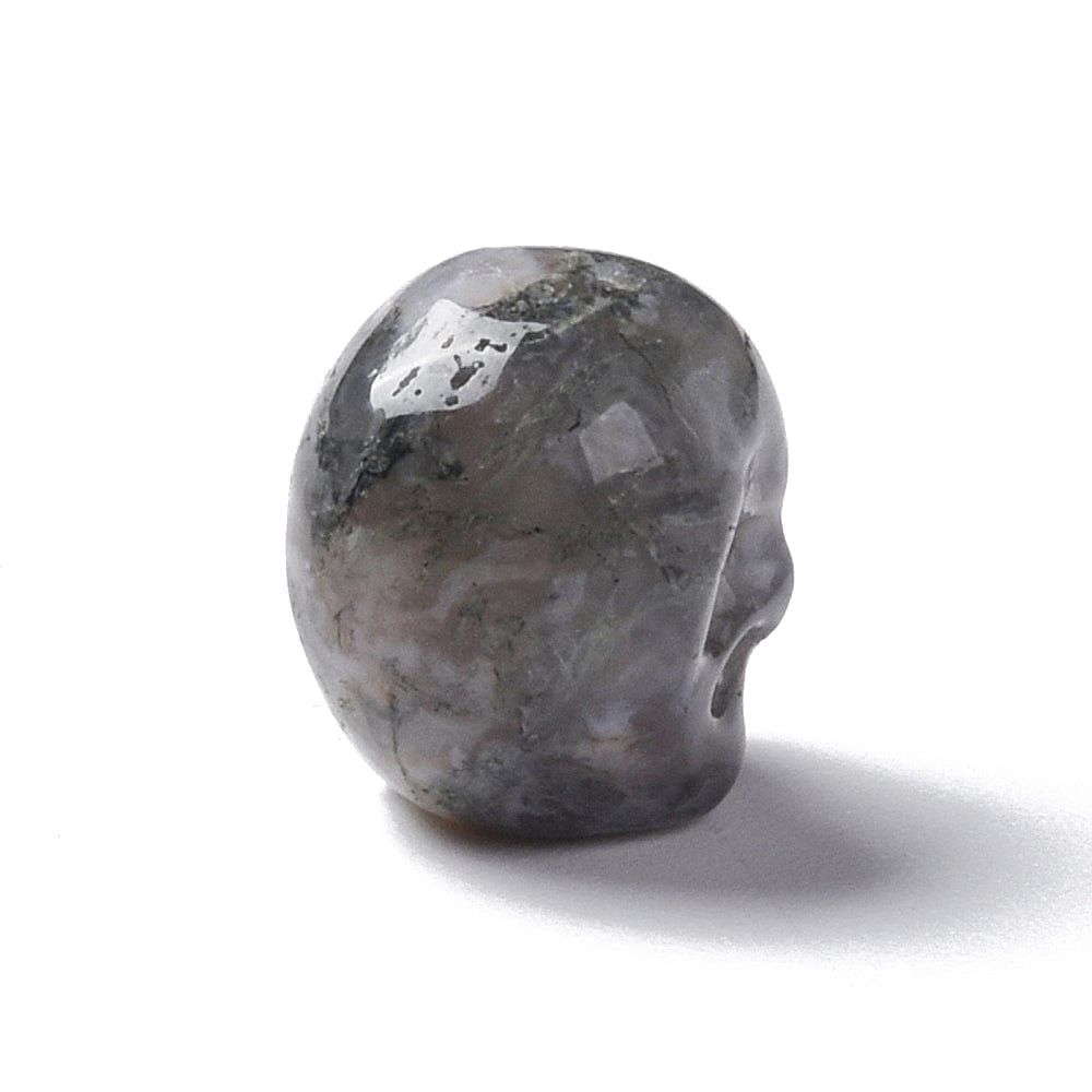 Agat Dødningehoved, 13x10mm, 1 Stk - Uniq Perler - 0001489203