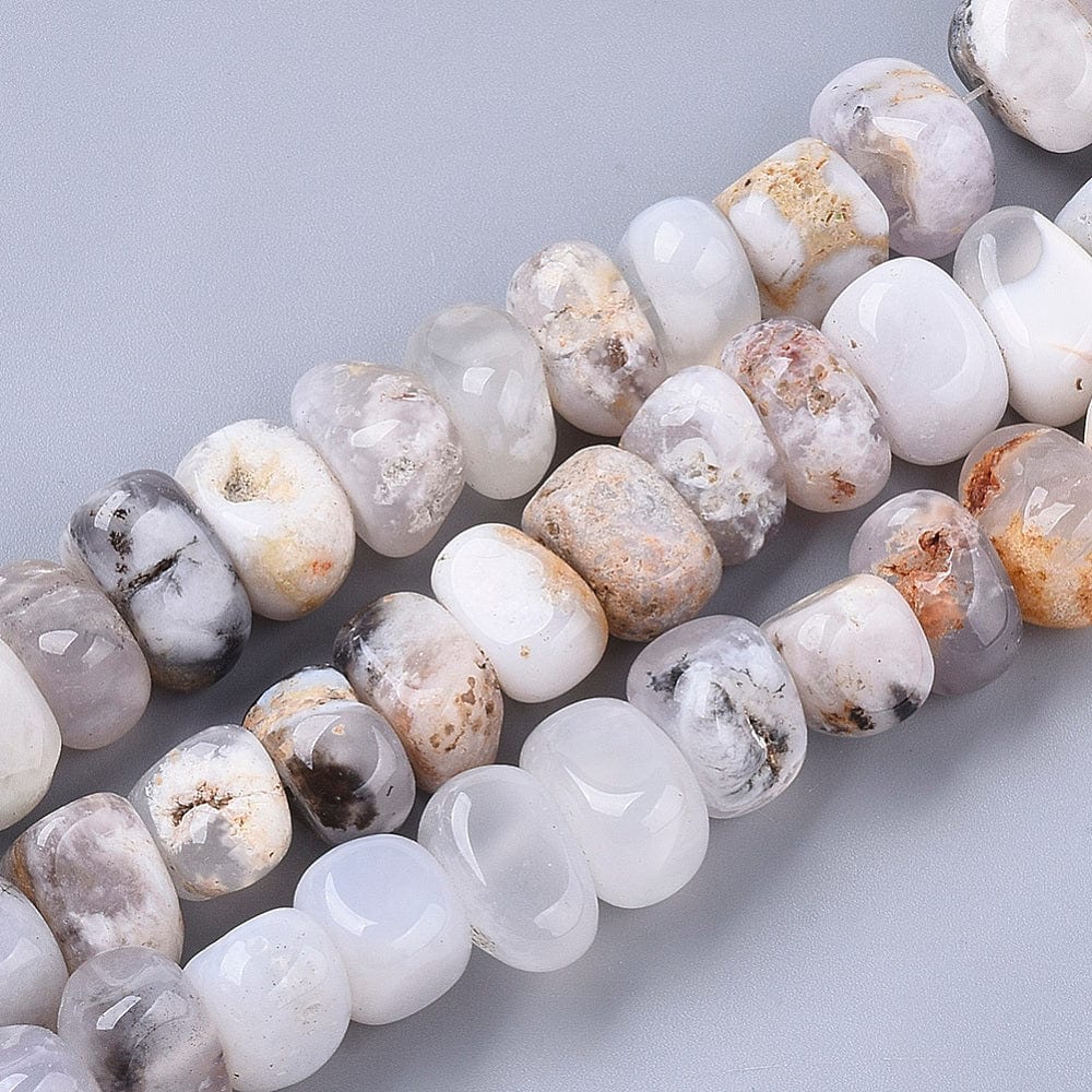 Agat Nuggets – Naturskønne Perler (8 - 10mm) - Uniq Perler - 446762