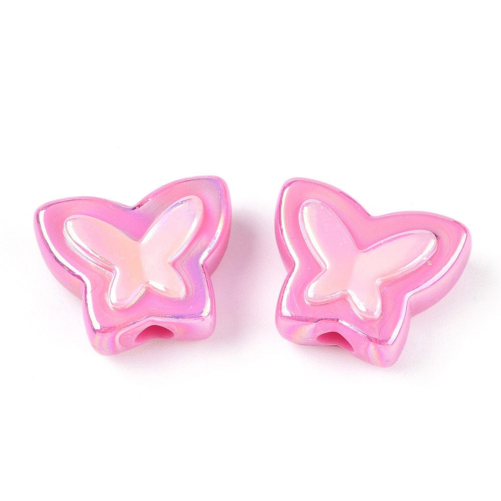 Akryl Perle Mix, Pink Nuancer, (100gr) - Uniq Perler - 111963