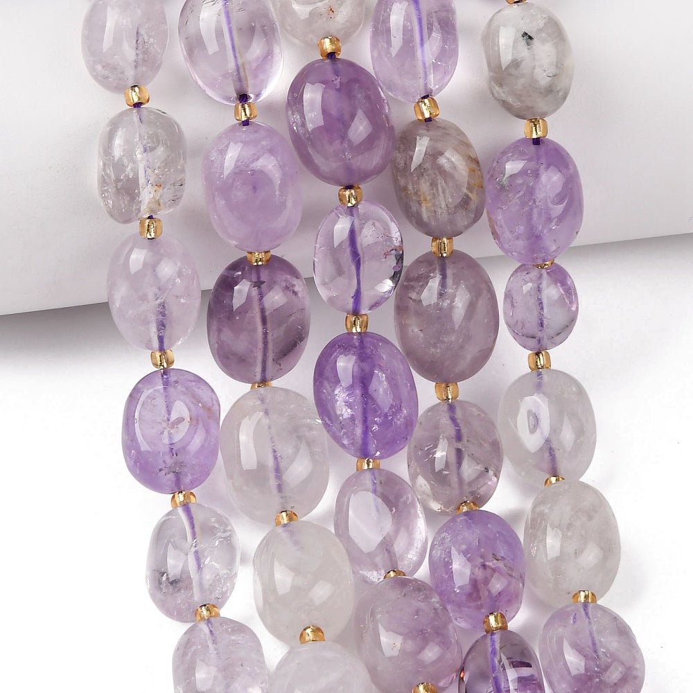 Ametyst Nuggets – Tumble (12–20mm) - Uniq Perler - 117551