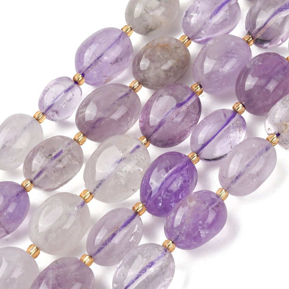 Ametyst Nuggets – Tumble (12–20mm) - Uniq Perler - 117551