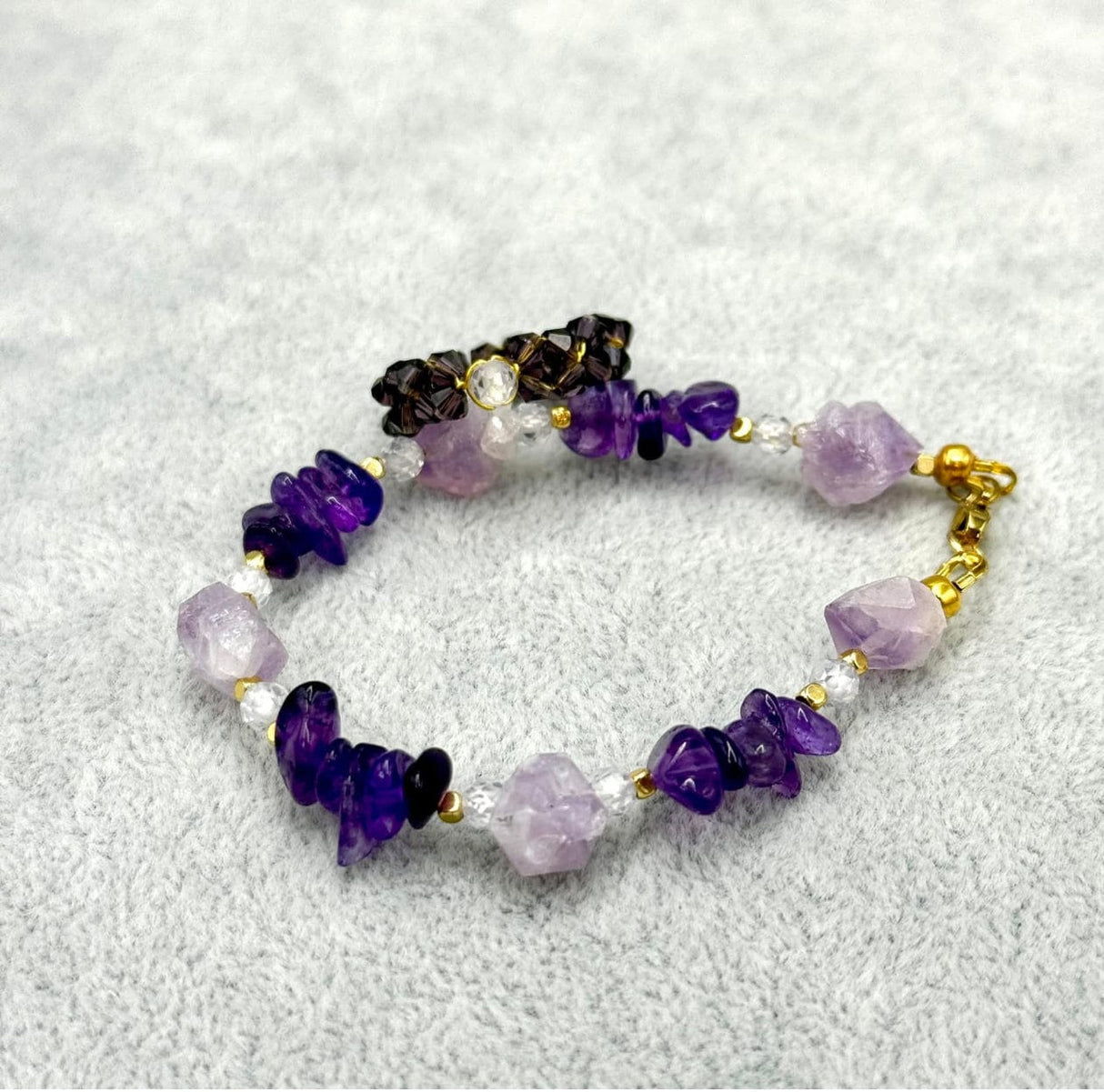 Ametyst Nuggets/Chips – Lilla (8 - 14mm) - Uniq Perler - 114493