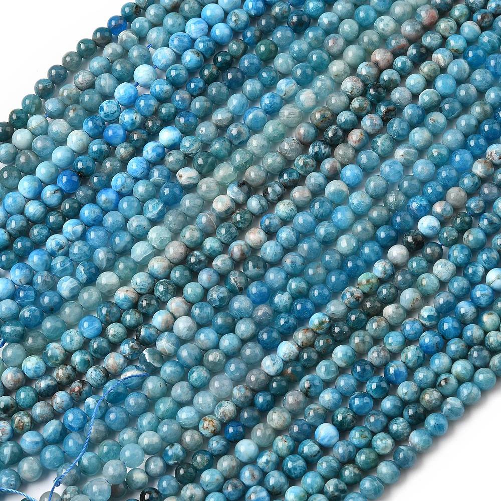 Apatit Perler – Blå, Rund (6mm) - Uniq Perler - 115898