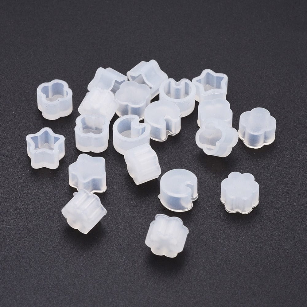 Assorteret Små Silikone Form Til Resin Støbning - 8,5x7,5mm, 10 Dele - Uniq Perler - 1111490174