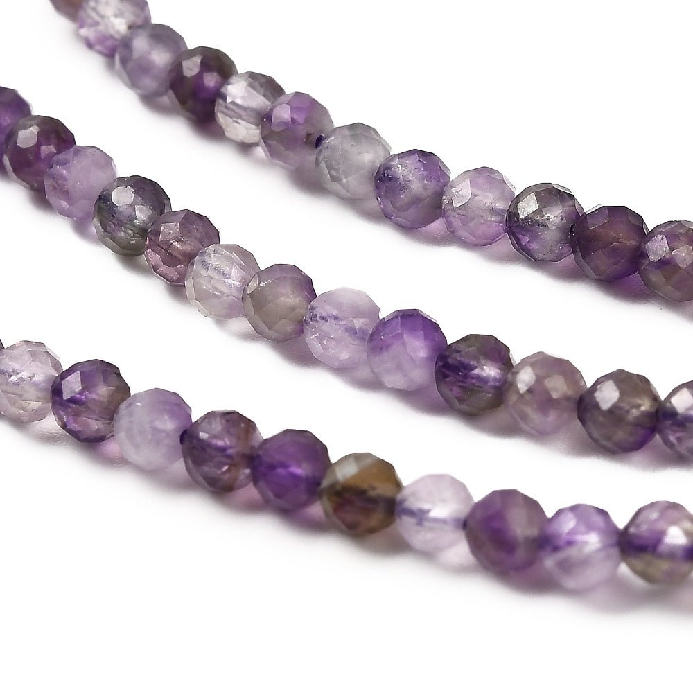 Auktion A......Ametyst – Lilla, Facetteret (3,5mm) - Uniq Perler - 20252021