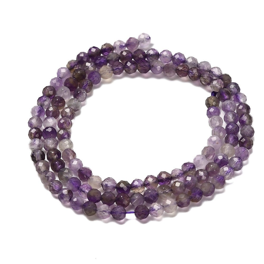 Auktion A......Ametyst – Lilla, Facetteret (3,5mm) - Uniq Perler - 20252021