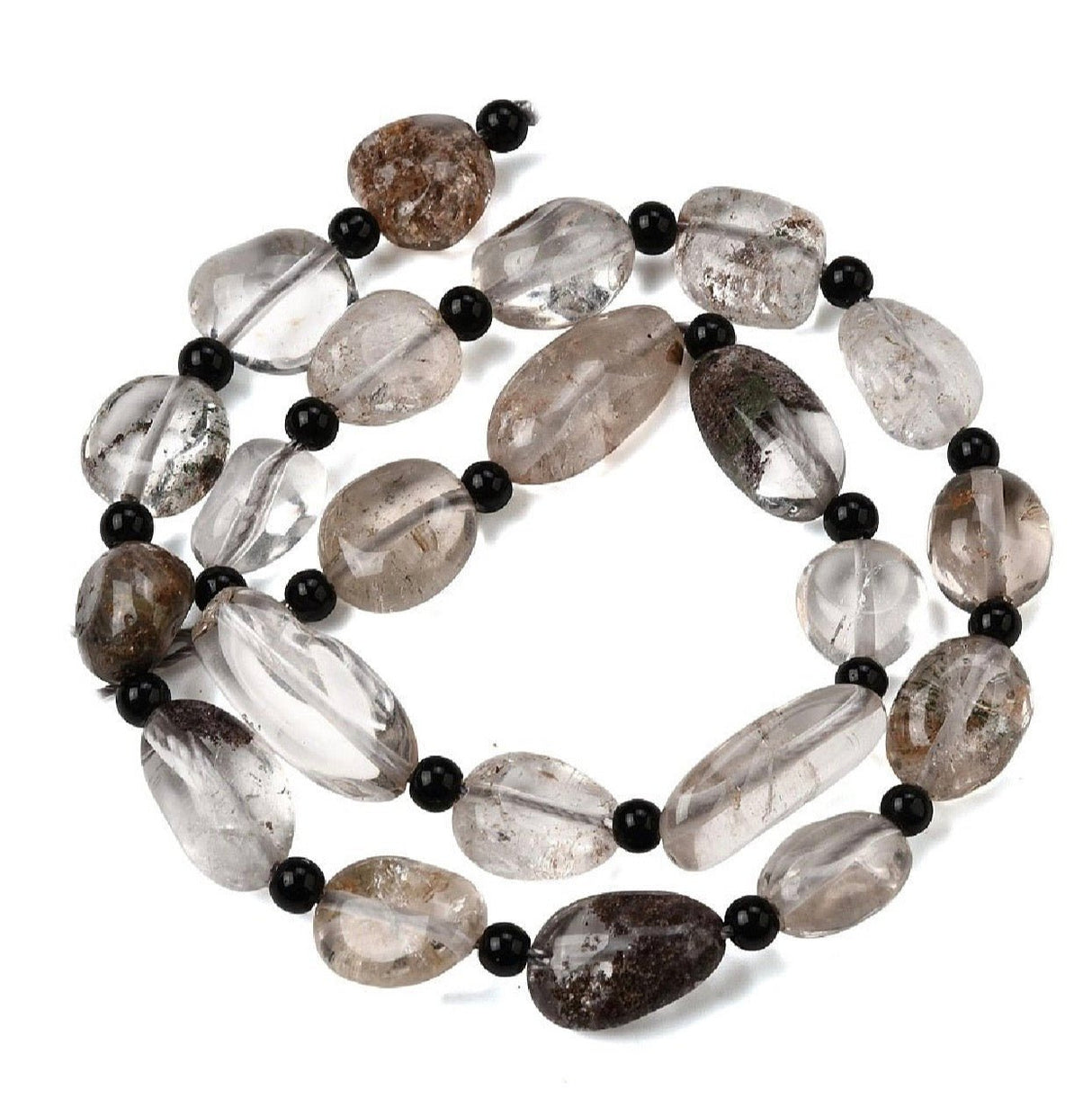Auktion B.....Lodolit Kvarts Nuggets – Tumble (11.5–23mm) - Uniq Perler - 117620