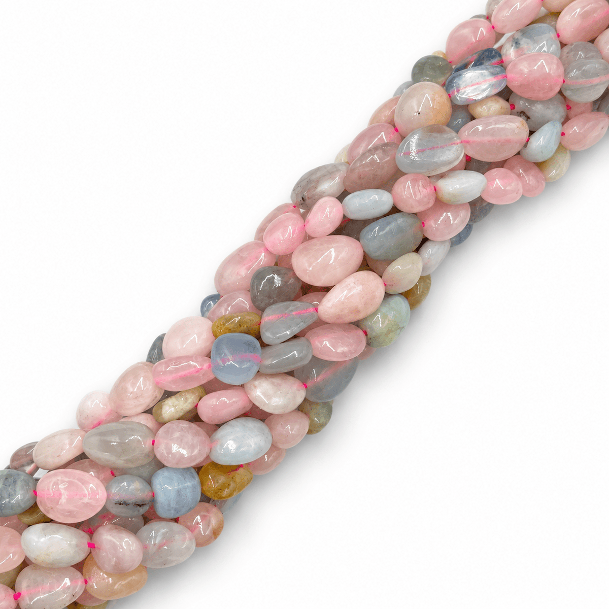 Auktion H…Morganit Perler - Ovale Nuggets (8-15mm) - Uniq Perler - 1444999
