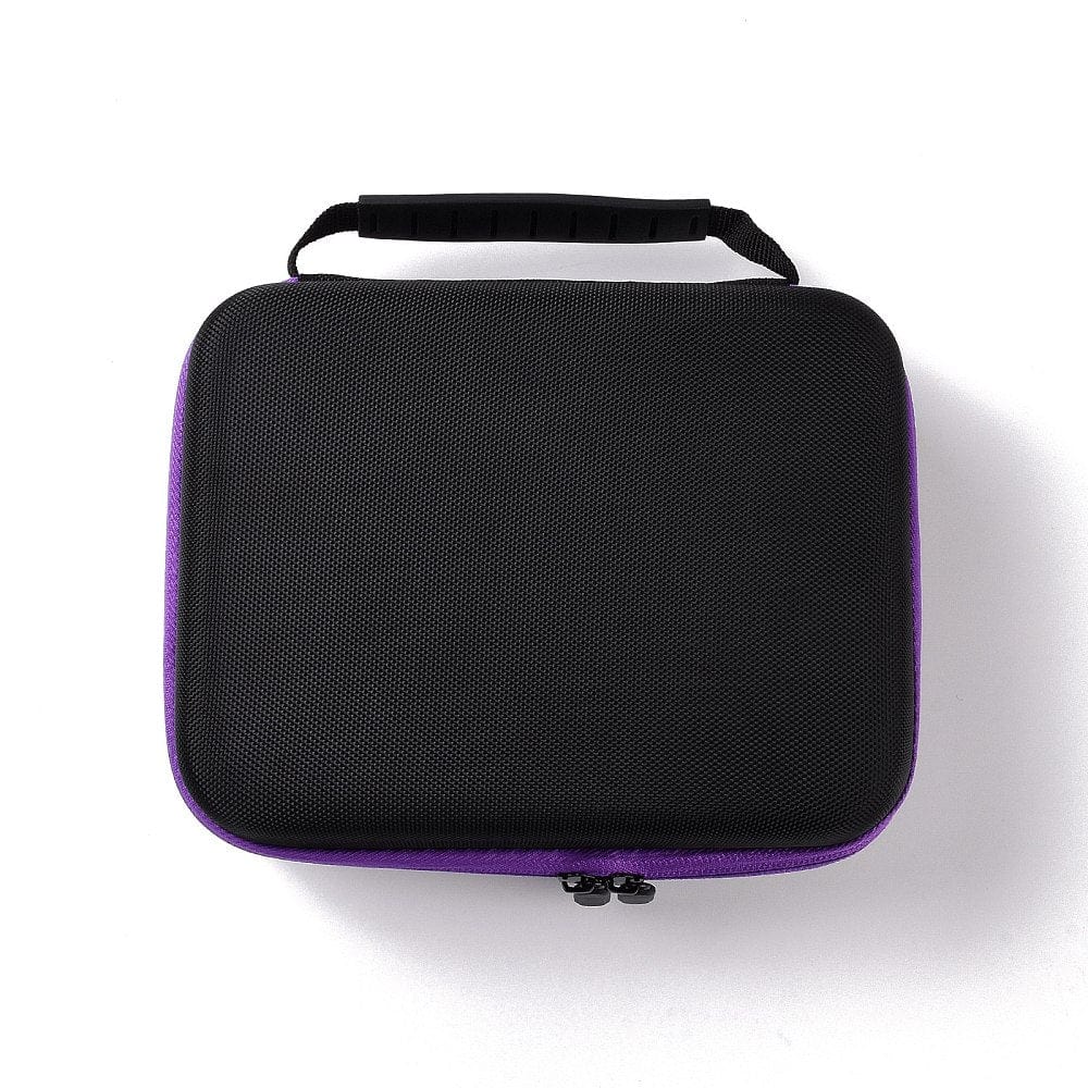 Bærbar Opbevaringstaske Med 30 Beholdere, Silikonetragt & Klistermærker - Uniq Perler - 113730