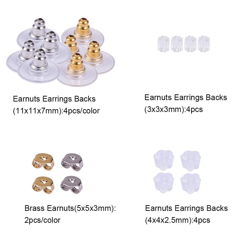 Bagstopper Sæt - Forskellige Modeller (10 Par) - Uniq Perler - 838483