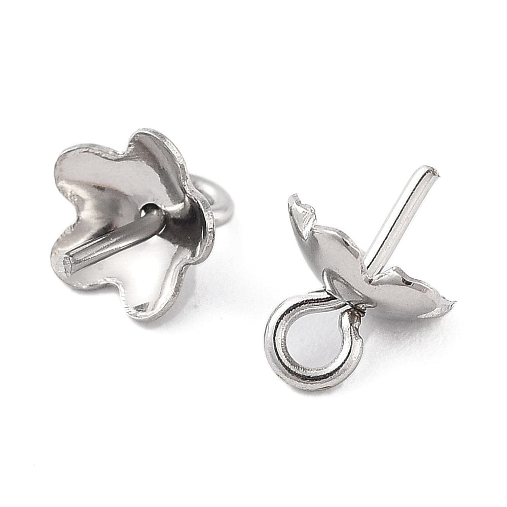 Bail - Stål (7x7x7mm, 6 stk) - Uniq Perler - 112258