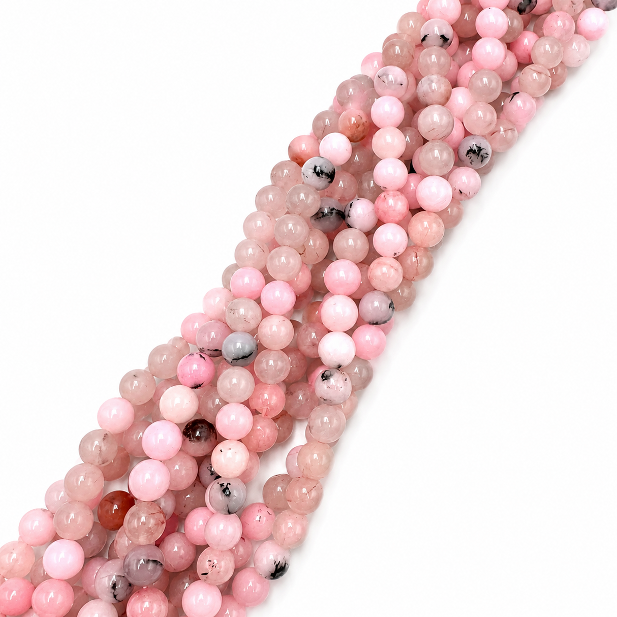 Cherry Blossom Jaspis Perler – Runde (8~8,5mm)