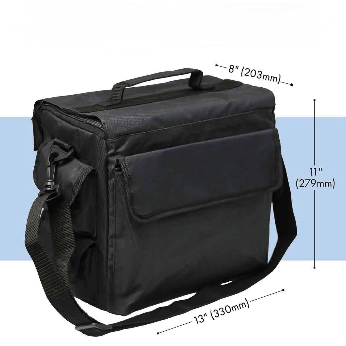 Beadsmith Opbevaringstaske Incl. 6 Bokse – Sort Lærred (33x30x20cm) - Uniq Perler -