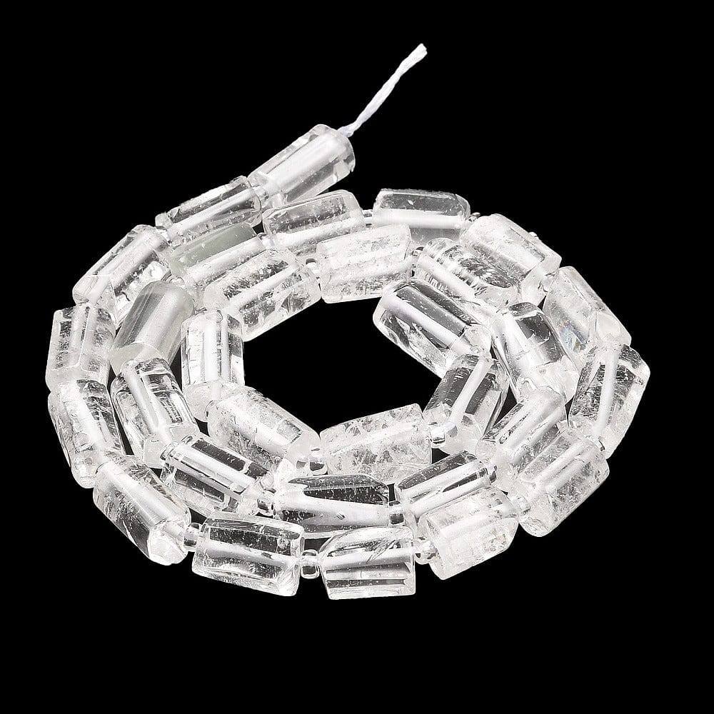 Bjergkrystal – Klar, Facetterede Perler (9–11mm) - Uniq Perler - 112428