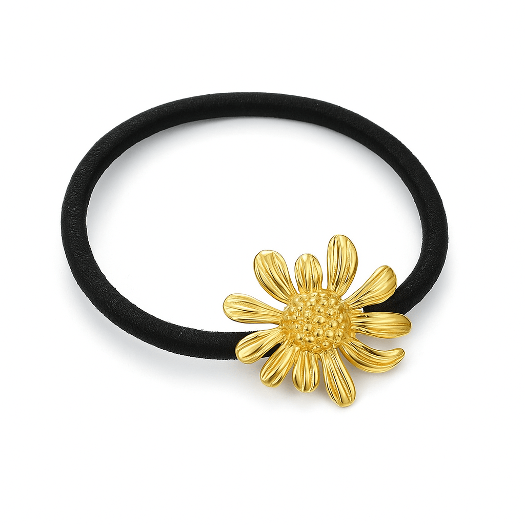 Blomster Hårspænde – Vandfast Forgyldt Stål - Uniq Perler - 115163