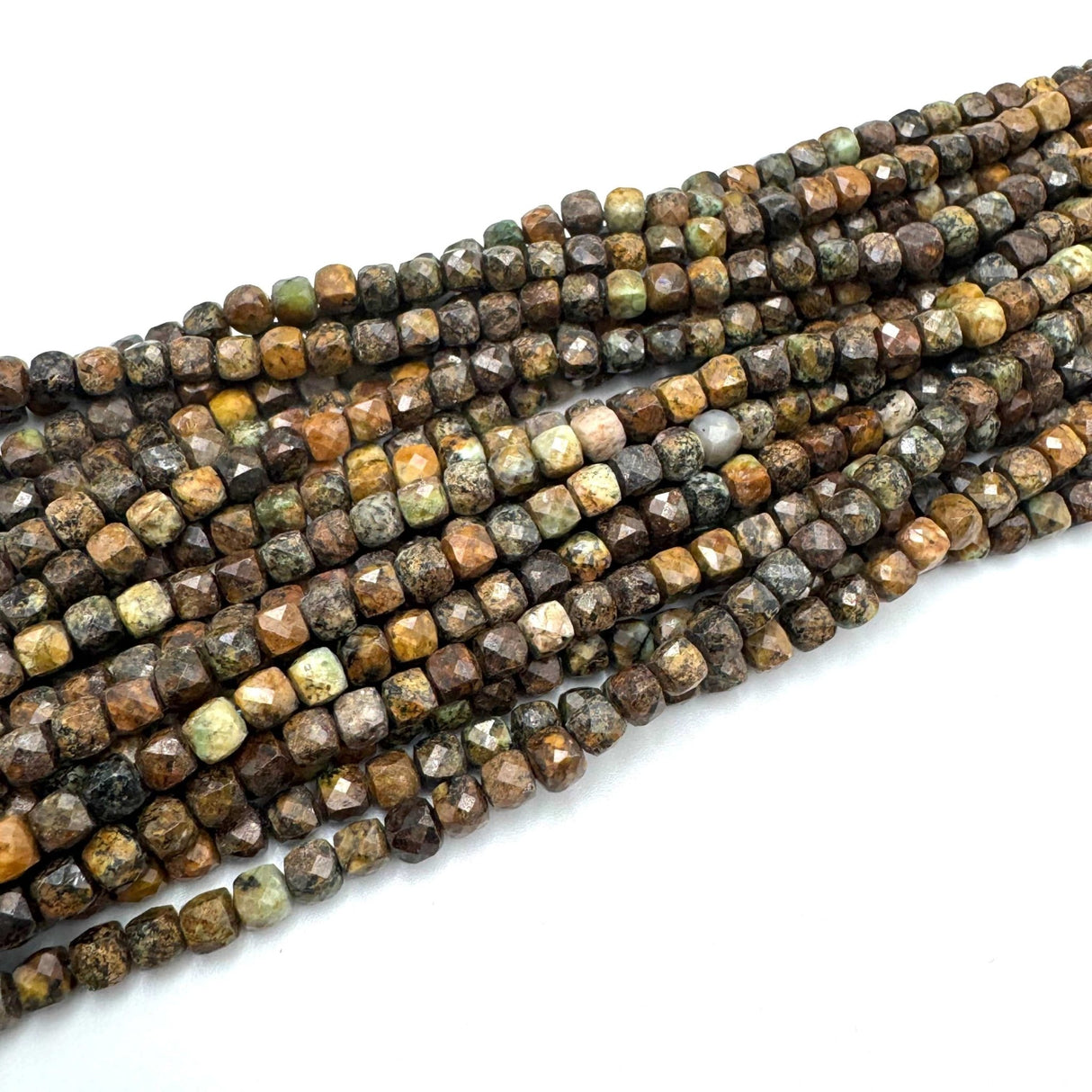 Brun Turquise Perler – Kubeformet (4x4 mm) - Uniq Perler - 67800123