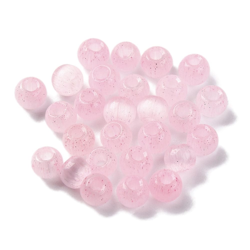 Cat Eye Perler - Pink (4x3mm) 150 stk - Uniq Perler - 104125