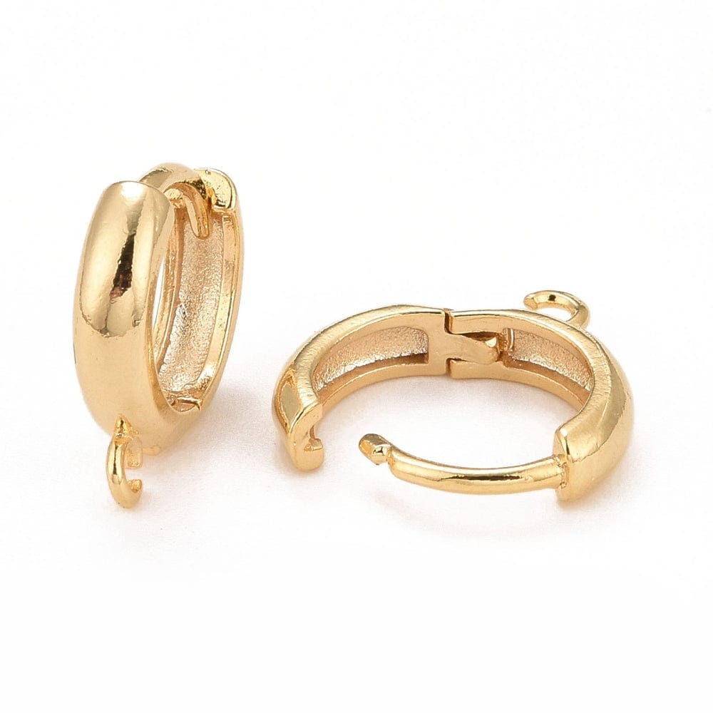 Chunky Hoops - 24K Forgyldt (14mm) - Uniq Perler - 121233424