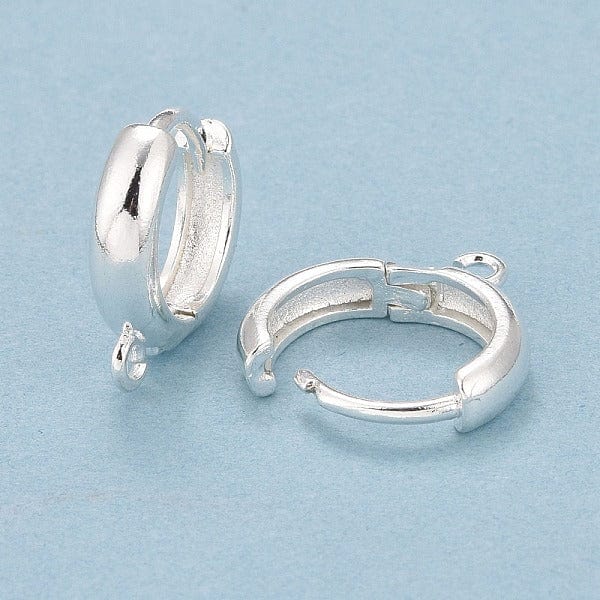 Chunky Hoops – Sterling Sølv 925 Belagt Messing (14x12mm) - Uniq Perler - 1111490424