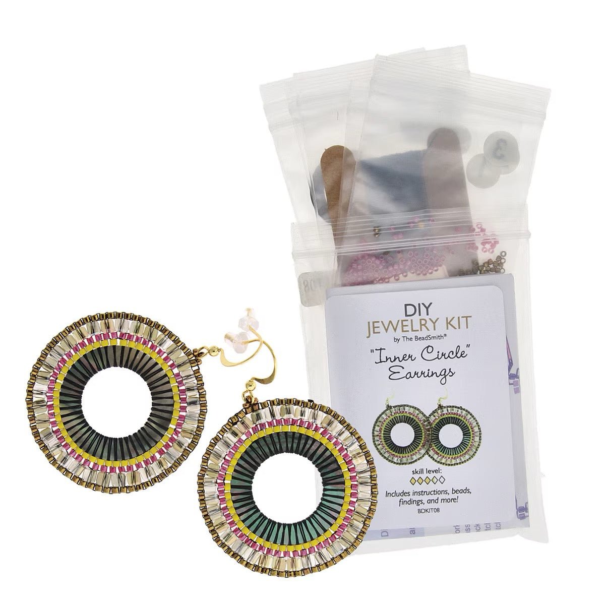DIY Set – Circle Ohrringe - 1 Paar - Uniq Perler -