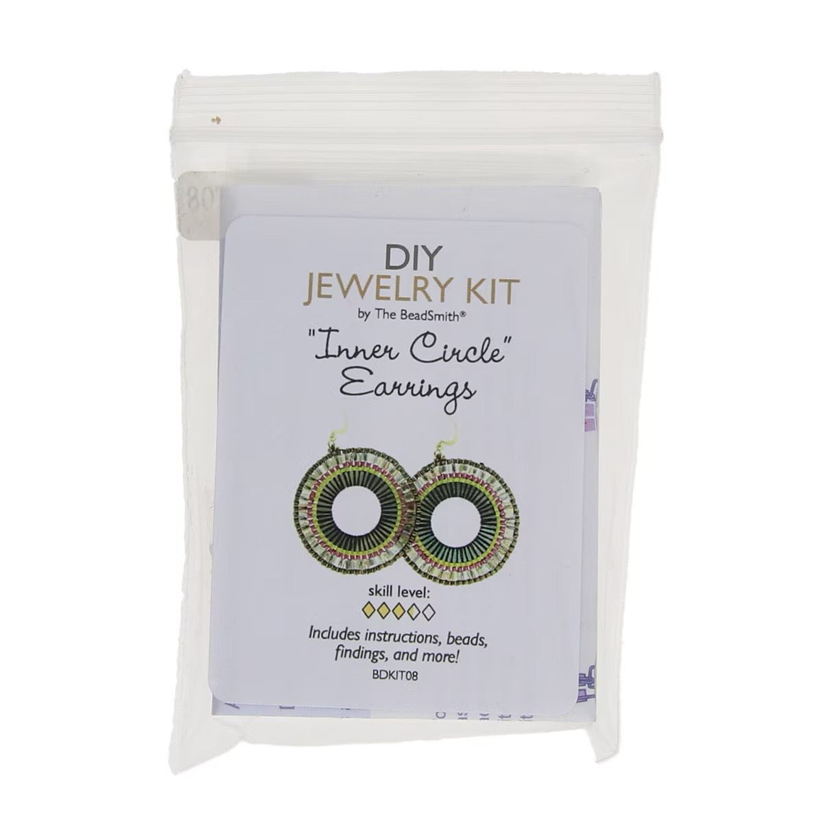 DIY Sæt –Circle øreringe - 1 par - Uniq Perler -