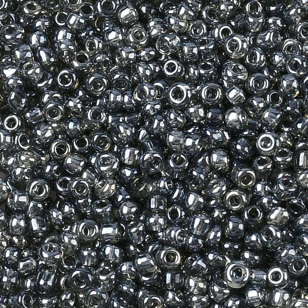 Diy Sæt - Glasperler Seed Beads – Runde Sort (2 - 4mm, 25 poser) - Uniq Perler - 117274
