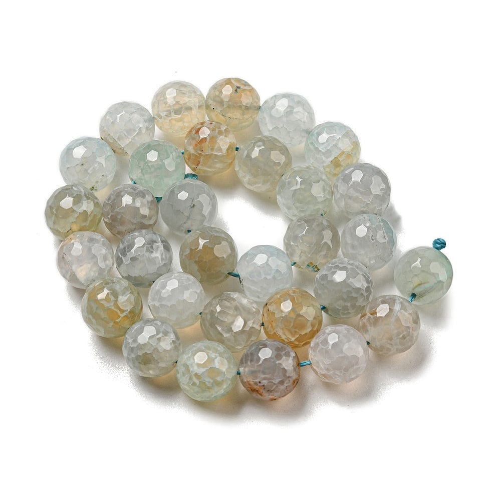 Dragon Vein Agat – Facetteret (12mm) - Uniq Perler - 112850