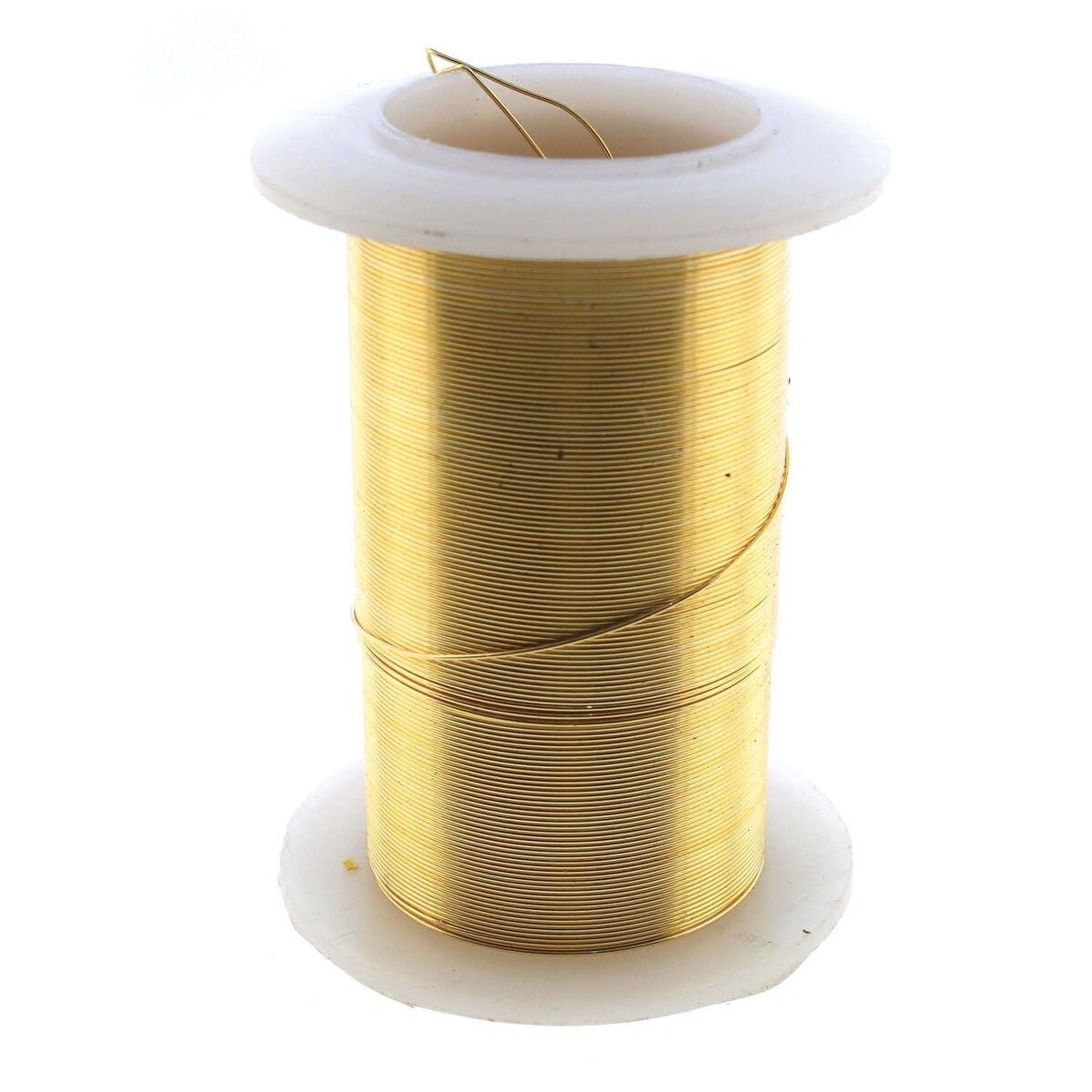 Ekstra Slidstærk Wire - 24 karats Forgyldning - 0,3mm (36m) - Uniq Perler - 118499
