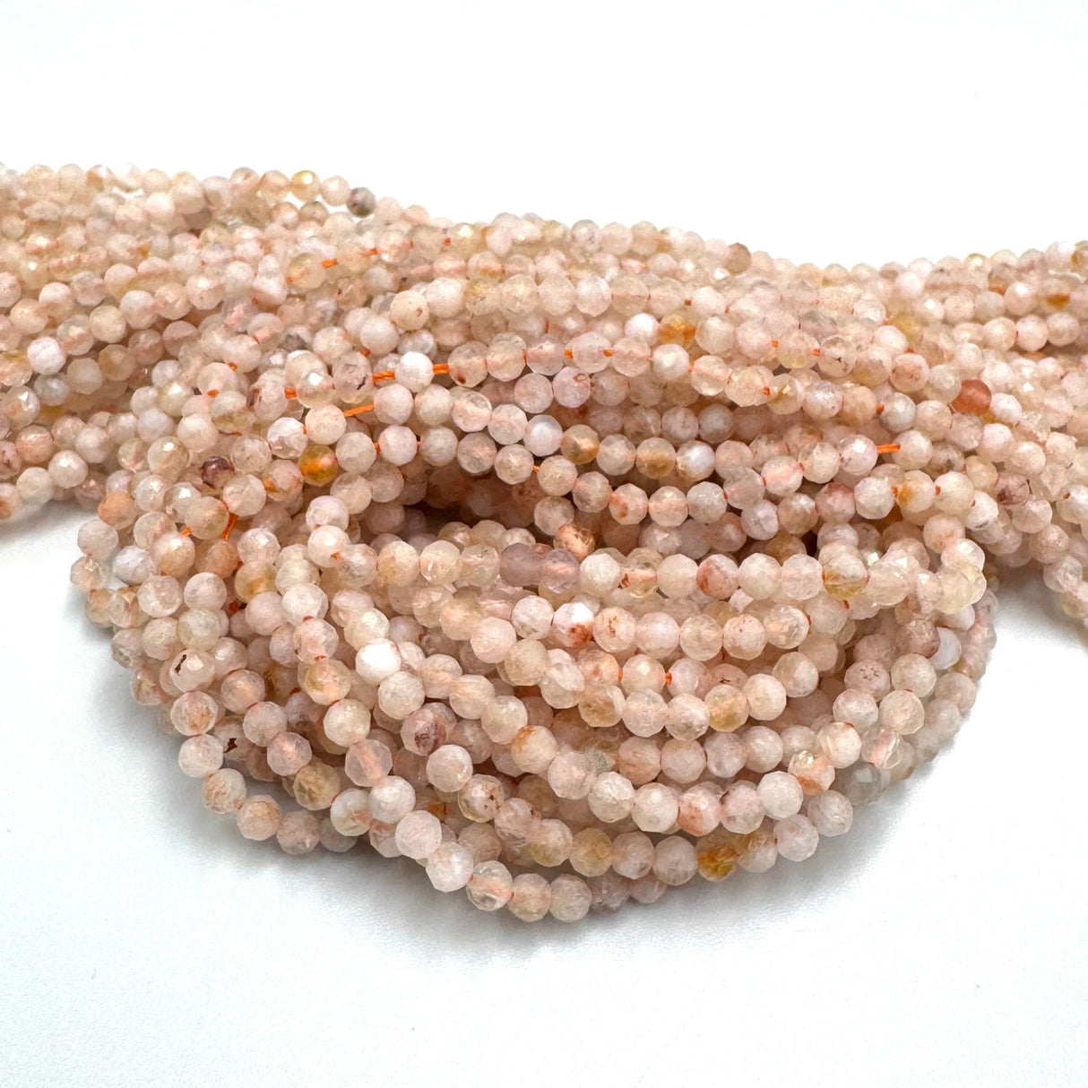 Faceted Citrine Beads - Yellow/Golden, (3.5mm) - Uniq Perler - 114283