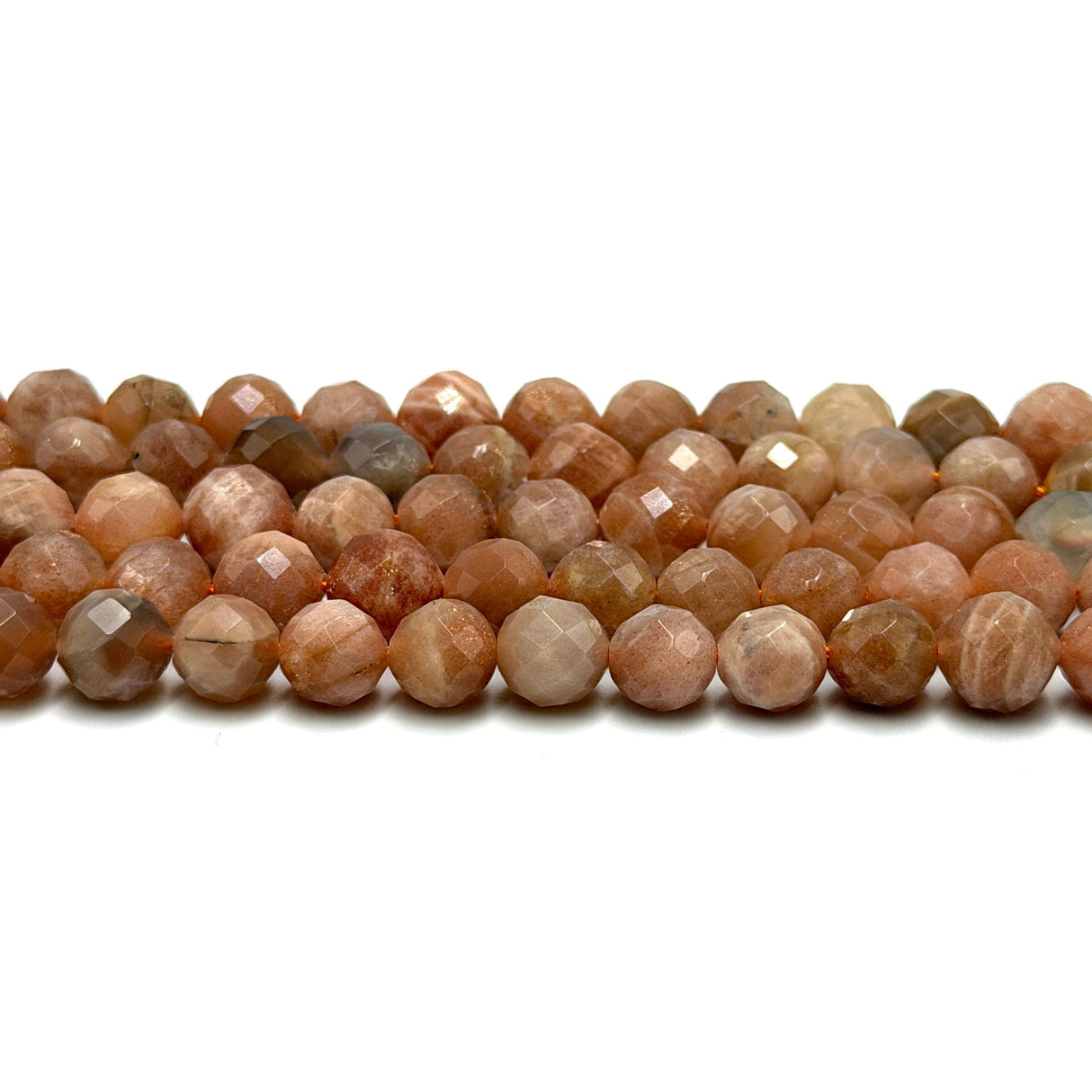 Citrin Perler – Fasettert Rund (8mm)