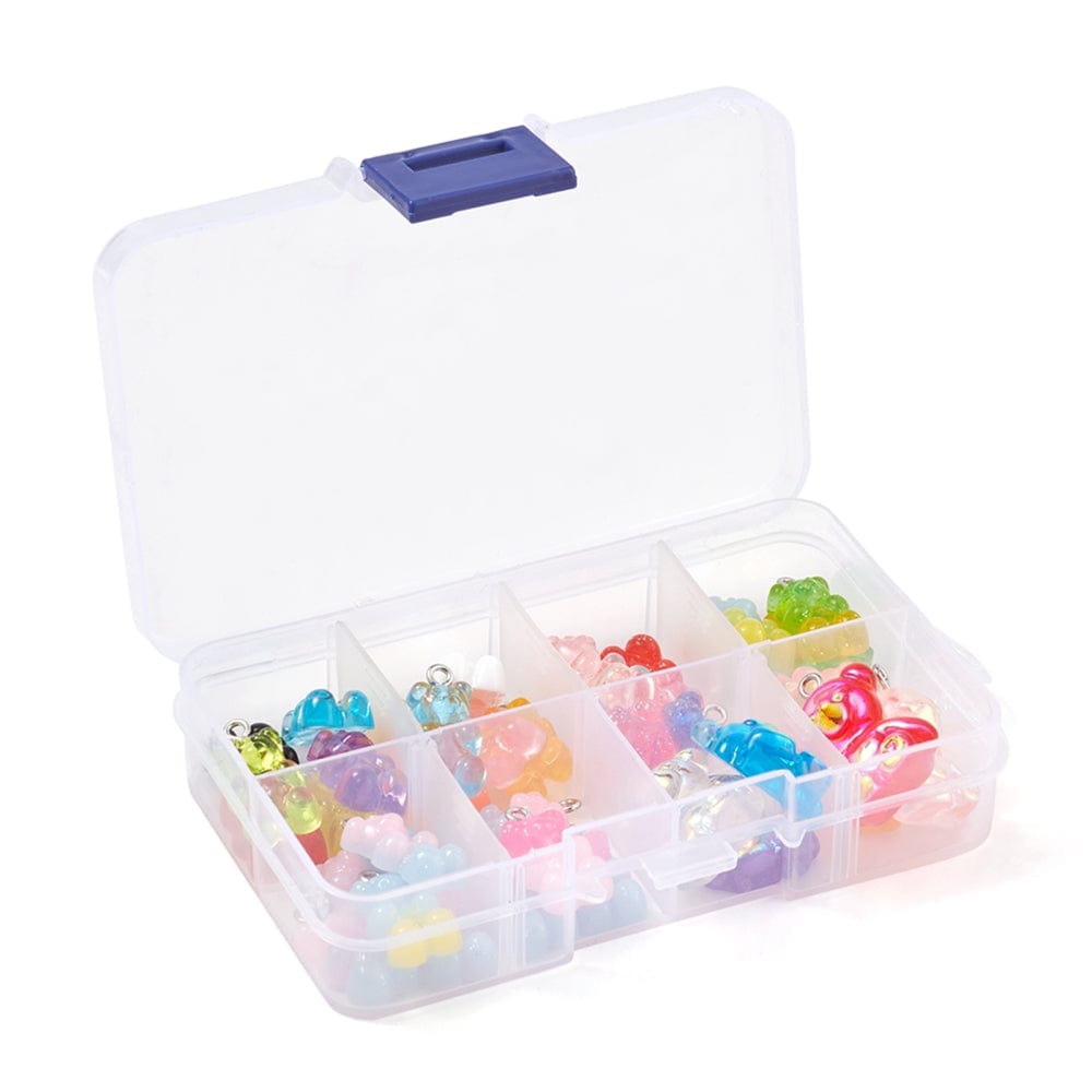 Farverige Resin Vedhæng – Mix Modeller & Størrelser, 36 Dele - Uniq Perler - 179876