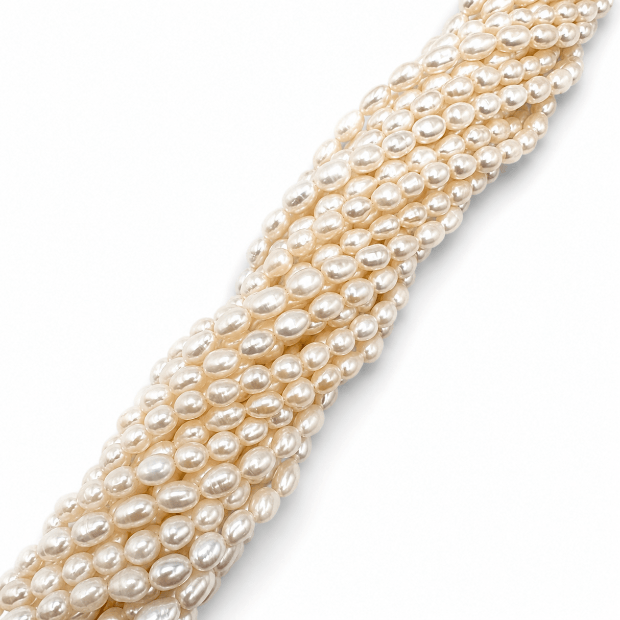 Ferskvandsperler – Rice, Grade AAA (6 - 7 x 5mm) - Uniq Perler - 122265