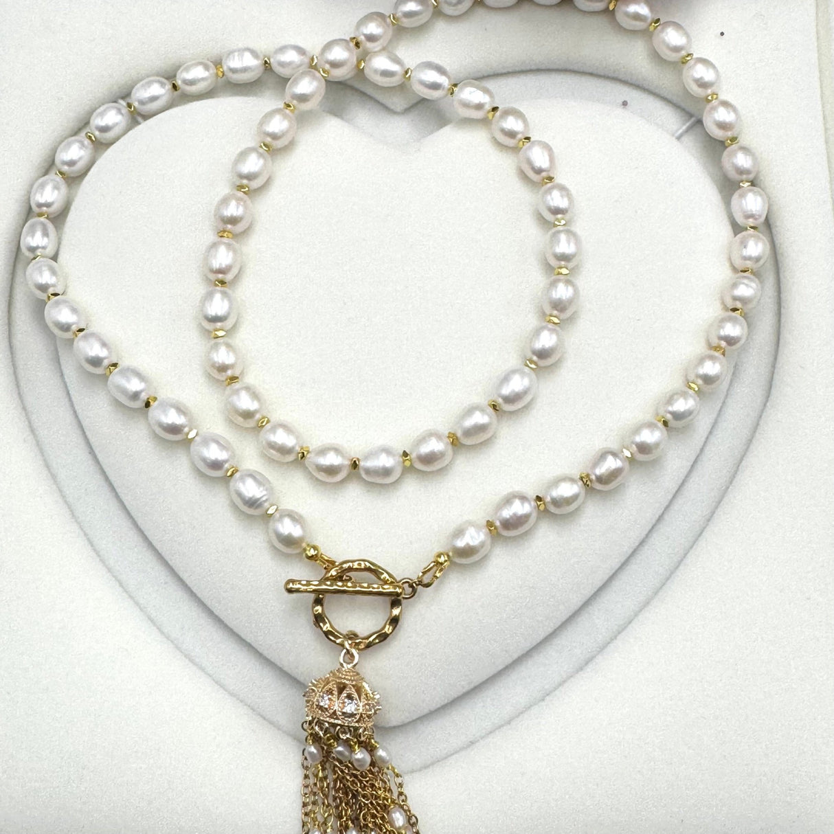 Ferskvandsperler – Rice, Grade AAA (7x8mm) - Uniq Perler - 112400