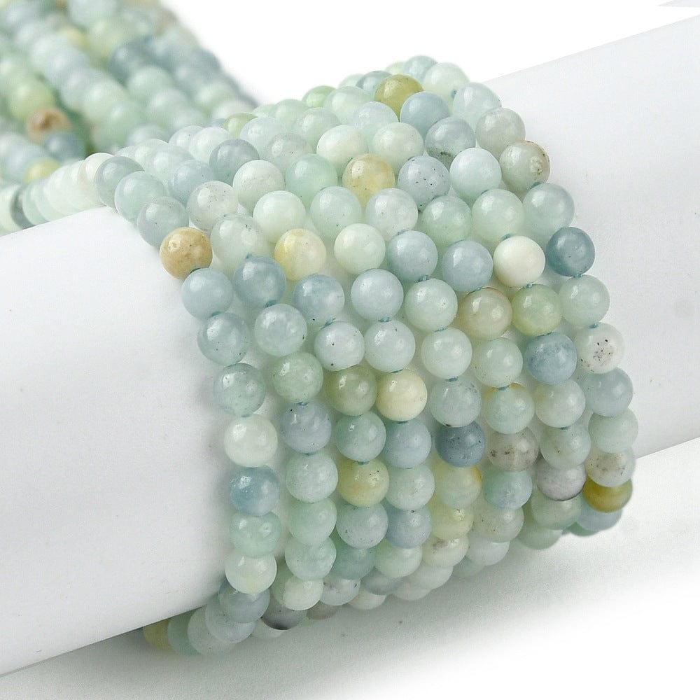 Flower Amazonit – Rund (3mm) - Uniq Perler - 112402