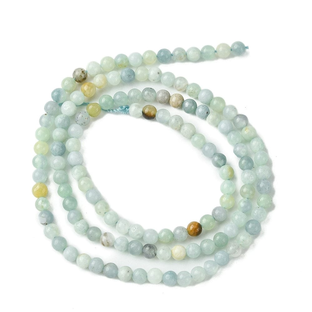 Flower Amazonit – Rund (3mm) - Uniq Perler - 112402