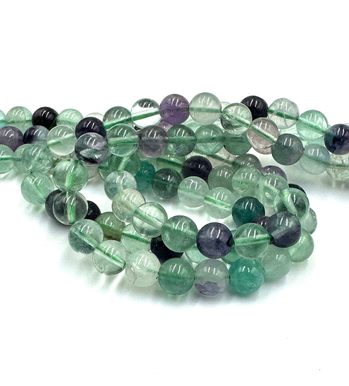 Fluorit – Rund (8mm) - Uniq Perler - 112534